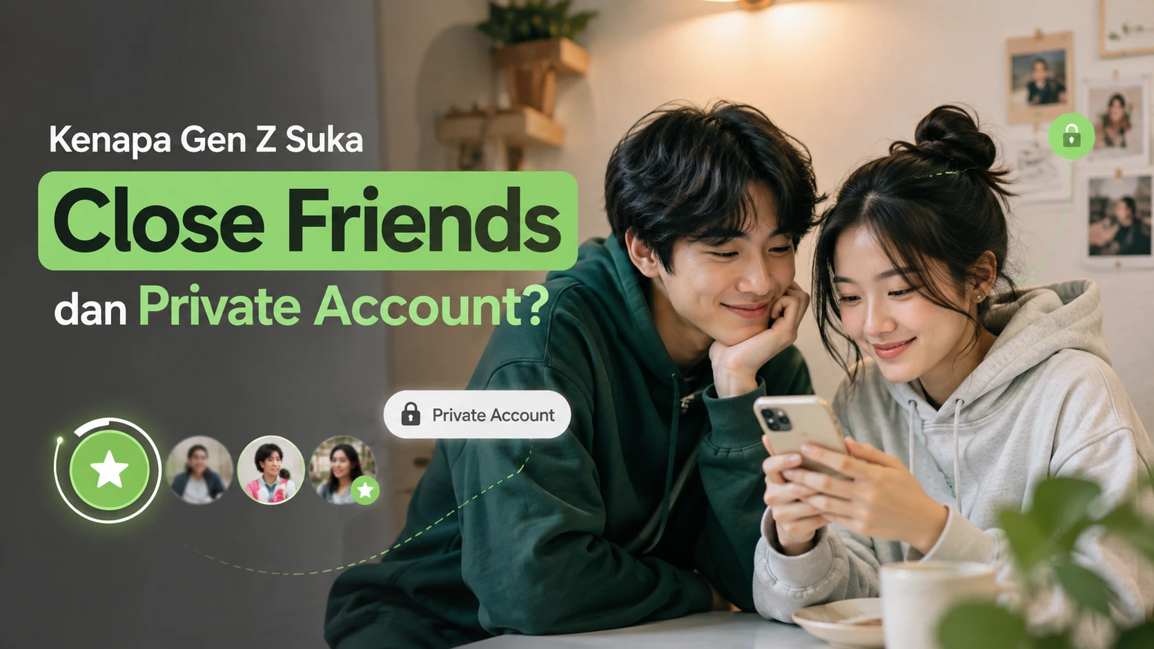 Kenapa Gen Z Suka Close Friends dan Private Account?